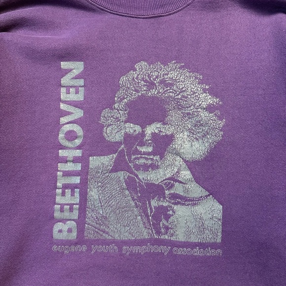Vintage Beethoven Composer Crewneck Large - Picture 4 of 7